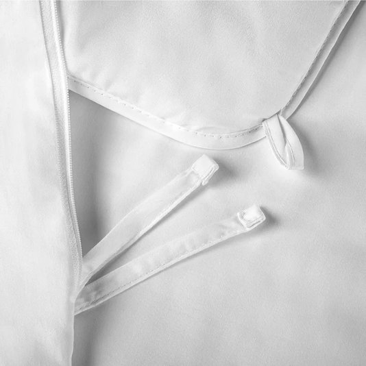Duvet Solteiro em Microfibra 100% Poliéster By The Bed Branco 1,60 x 2,20 m