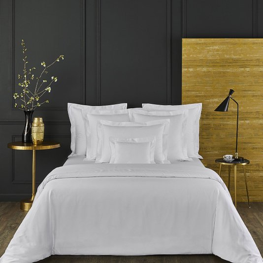 Capa Duvet Super King Triomphe 300 Fios Yves Delorme Paris Branco