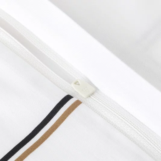 Capa para Duvet Casal Boss Check Boss Home Branco