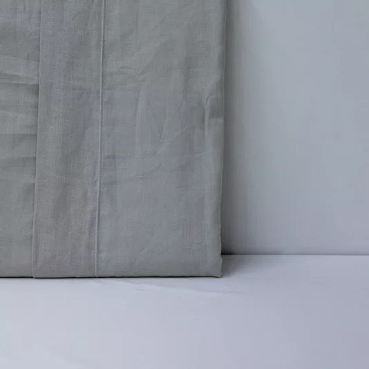 Capa Para Duvet Noronha Linho Cinza Artelassê King