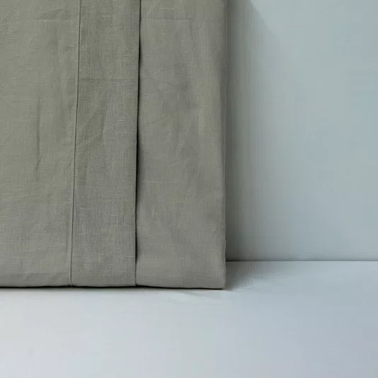 Capa Para Duvet Queen Noronha Linho 400 Fios Artelassê Kaki