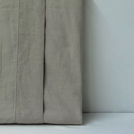 Capa Para Duvet Queen Noronha Linho 400 Fios Artelassê Kaki
