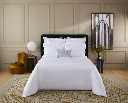 Capa para Duvet Queen Festons Yves Delorme Paris