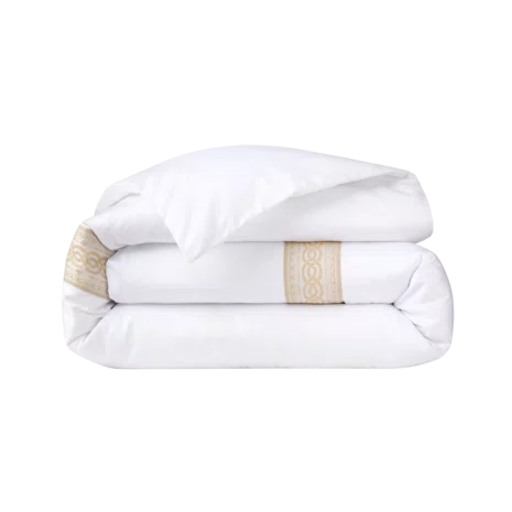 Capa para Duvet Queen Joyau 300 Fios Yves Delorme Branco 260cm x 240cm