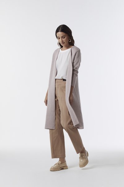 Cardigan Briezzi M Trussardi Rosa Perla 0,57cm X 1,05m