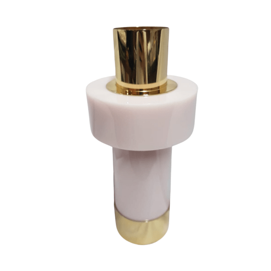 Castiçal Ravie Gold Romantic Pink St. James 35 x 75 cm