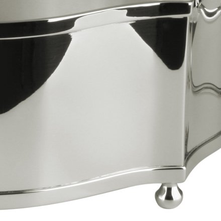 Centro de Mesa Classic Pequeno St. James Prata 29 x 22 cm