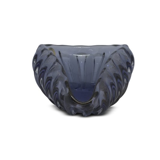 Centro de Mesa Di Murano Noite com Ouro 24K 26,5 x 17,5 x 9,8 cm
