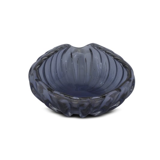Centro de Mesa Di Murano Noite com Ouro 24K 26,5 x 17,5 x 9,8 cm