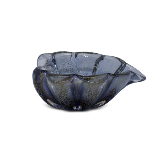 Centro de Mesa Di Murano Noite com Ouro 24K 18,5 x 18 x 7,5 cm