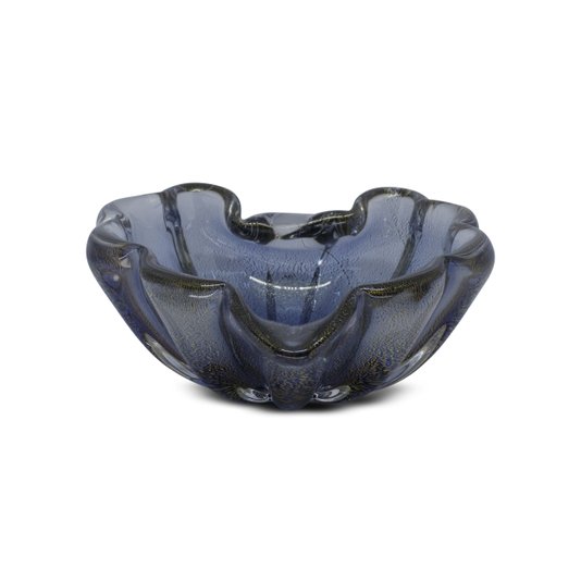Centro de Mesa Di Murano Noite com Ouro 24K 18,5 x 18 x 7,5 cm
