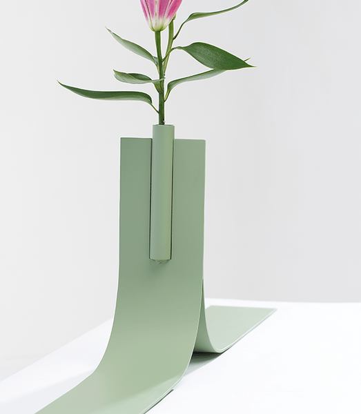 Centro De Mesa Ramalhete Iludi Design Verde Militar