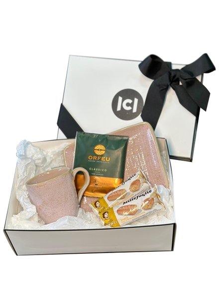 Cesta Pequena Rose Coffee Cesta Pequena Rose Coffee