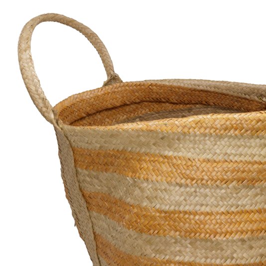 Cesto de Fibra Natural com Alça City Imports