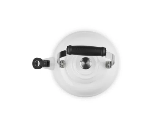 Chaleira com Apito Tradicional Pegador Inox Le Creuset Branco 1,6 Litros