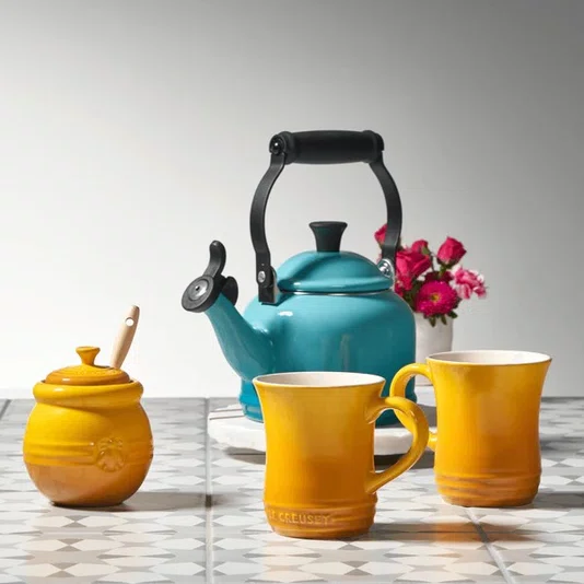 Chaleira Demi 1,1L Le Creuset Azul Caribe