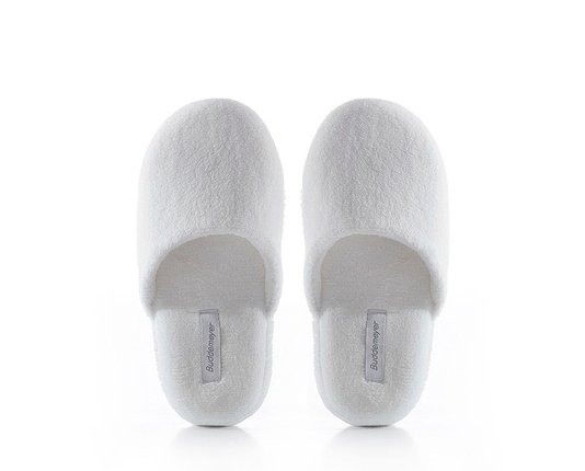 Chinelo 36/37 100% Poliéster Glam Slipper Buddemeyer Branco