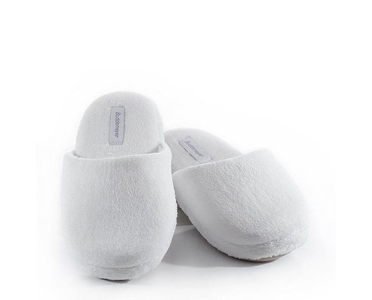 Chinelo 42/43 100% Poliéster Glam Slipper Buddemeyer Branco