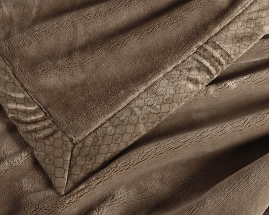 Cobertor Casal Piemontesi Trussardi Marrone 1,80 x 2,20 m