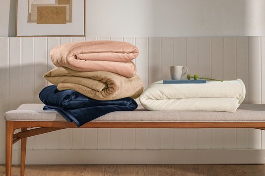 Cobertor Super King Belmond Karsten Creme 2,90 x 2,60 m