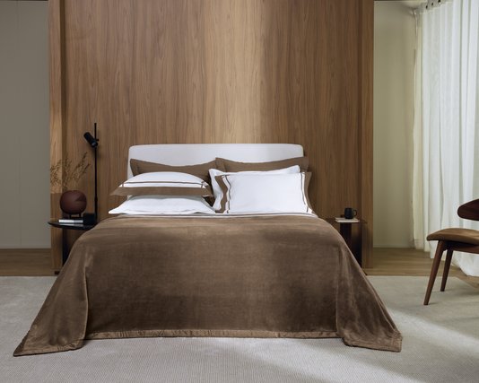 Cobertor Super King Piemontesi Trussardi Marrone 2,40 x 2,90 m