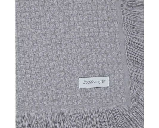 Colcha Casal Design Franja Buddemeyer Cinza