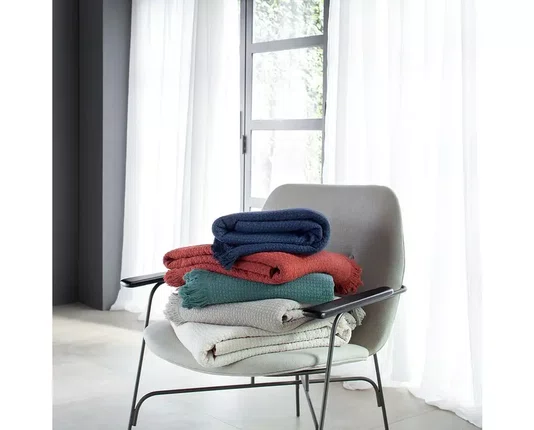 Colcha Casal Design Franja Buddemeyer Cinza
