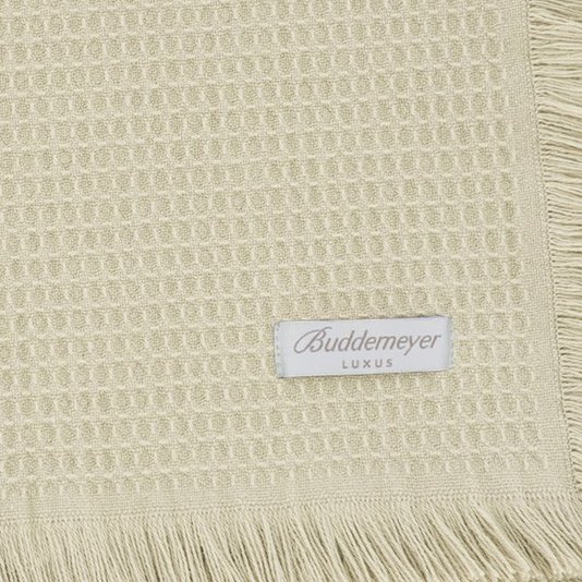 Colcha De Casal Cotone c/ Franja Buddemeyer Luxus Amarelo