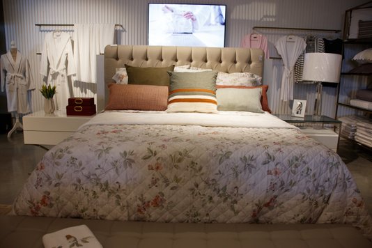 Colcha Queen Giardina 300 Fios Estampado Trussardi