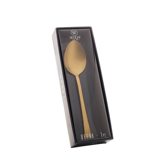 Colher De Aço Inox Para Servir Berna Wolff Dourado