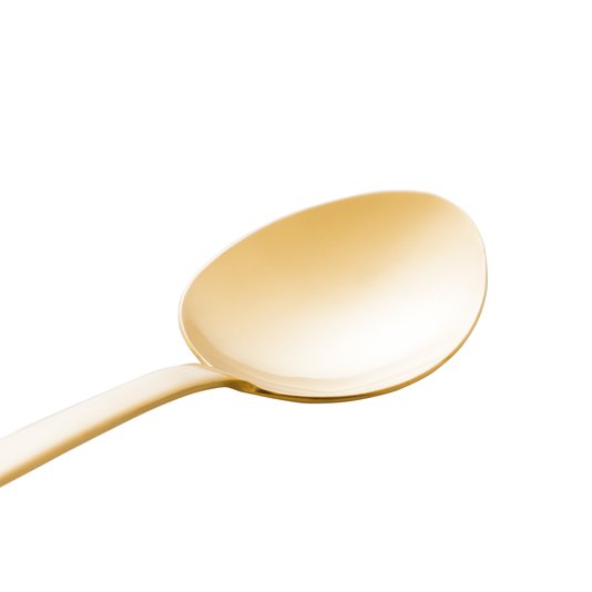 Colher De Aço Inox Para Servir Berna Wolff Dourado