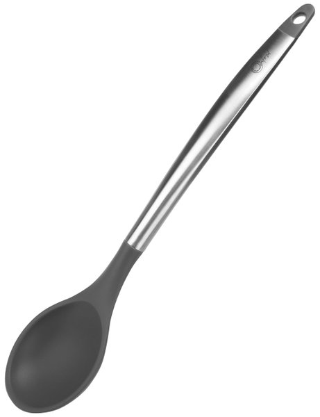 Colher de Silicone Cool Grey Oxford Cinza 33,5cm