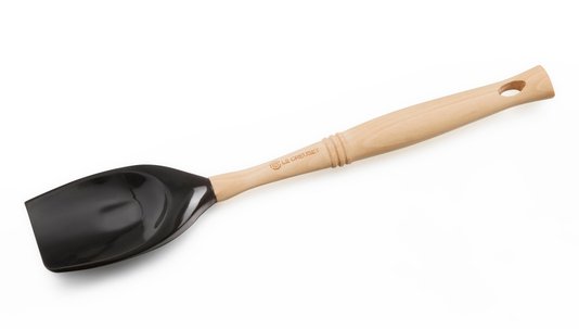 Colher Grande de Silicone Vênus Le Creuset Black Onix