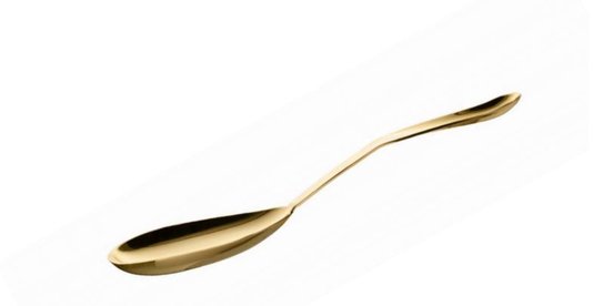 Colher para Arroz Augusta Riva Inox Revestido com Ouro 24K 26,5 cm