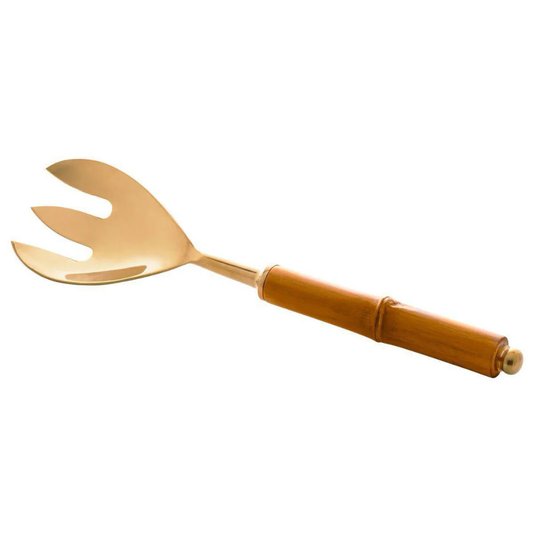Conjunto 02 Peças para Salada em Aço Inox Rojemac Dourado
