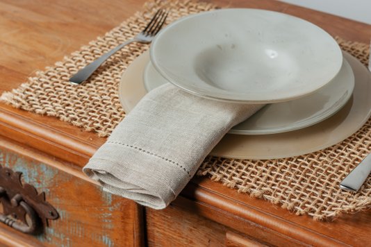 Conjunto 04 Pratos Para Risoto Em Vidro Nude