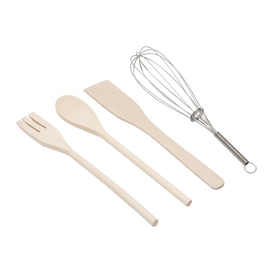 Conjunto 05 Peças Utensílios Para Cozinha Com Suporte De Cerâmica Bon Gourmet