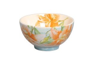 Conjunto 06 Bowls para Cereal Lily Flower 7 cm x 13 cm 