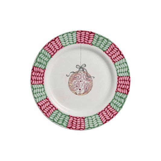 Conjunto 06 Pratos De Sobremesa Gifts Acetinado Alleanza Cerâmica