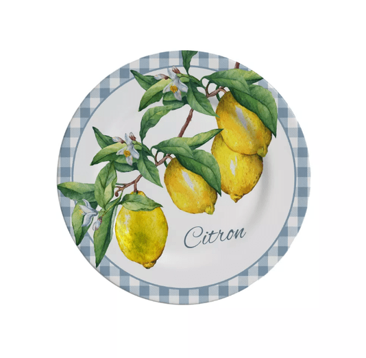 Conjunto 06 Pratos Sobremesa Amalfitana Alleanza Cerâmica