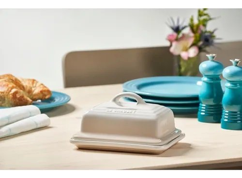 Conjunto 2 Mini Moedores de Sal e Pimenta Le Creuset Azul Caribe 12 cm