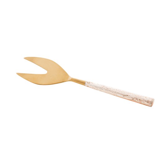 Conjunto Para Queijo 3 Peças Aço Inox Turim Wolff Dourado