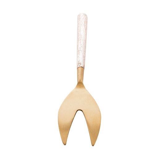 Conjunto Para Queijo 3 Peças Aço Inox Turim Wolff Dourado