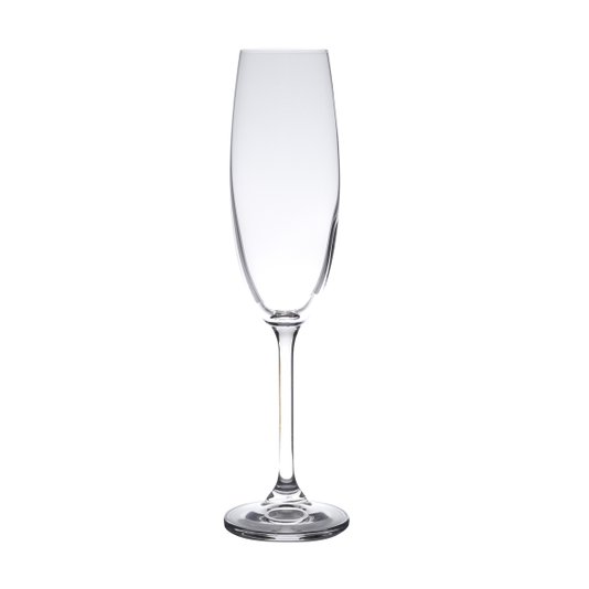 Conjunto 6 Taças de Cristal Para Champagne Gastro/Colibri Bohemia 220 ml