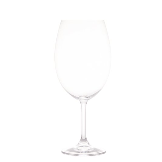 Conjunto de 06 Taças para Degustação de Vinho em Cristal Ecológico Lyor 580 ml 