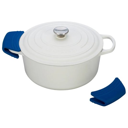 Conjunto Pegador de Silicone para Panela Le Creuset Azul Marseille