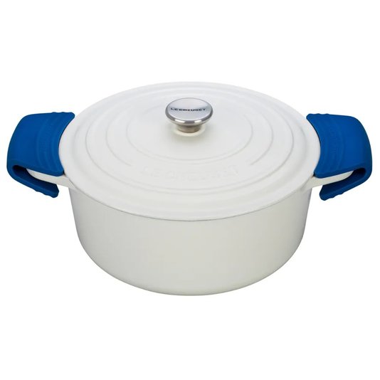 Conjunto Pegador de Silicone para Panela Le Creuset Azul Marseille
