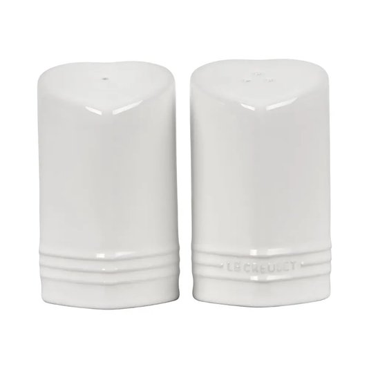 Conjunto Saleiro E Pimenteiro Coração Le Creuset Branco