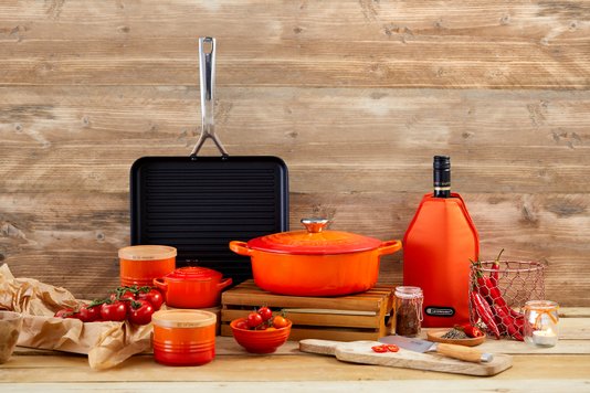 Cooler Sleeve para Garrafas Le Creuset Laranja