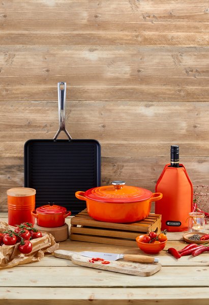 Cooler Sleeve para Garrafas Le Creuset Laranja